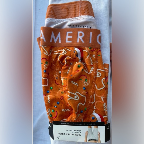 Flex Boxer Briefs, 9”inseam Christmas version - Picture 4 of 4